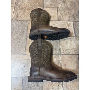 Ariat Groundbreaker Soft Toe Work Boots Brown 6 1/2 EE